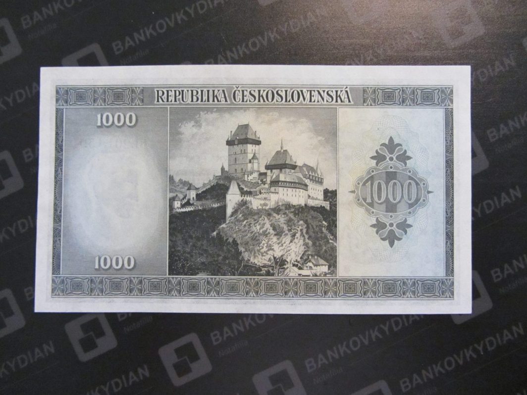 1000 Kčs 1945 - Image 2