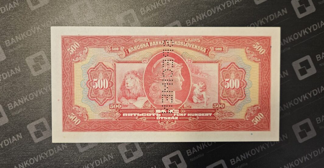 500 Kč 1929 Bankový vzor - Image 2